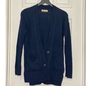 Navy Blue Boyfriend Cardigan